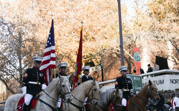 Marine Corps Mounted Color Guard - Rose Parade