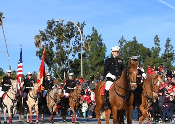Marine Corps Mounted Color Guard - Rose Parade
