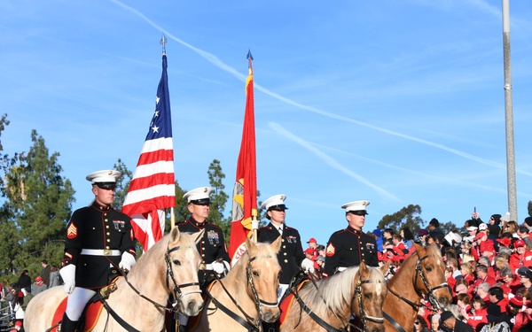 Marine Corps Mounted Color Guard - Rose Parade