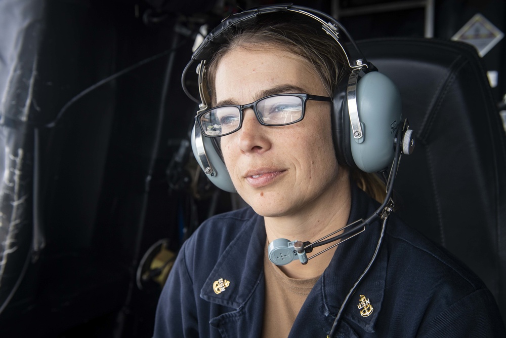 USS Gabrielle Giffords Flight Operations