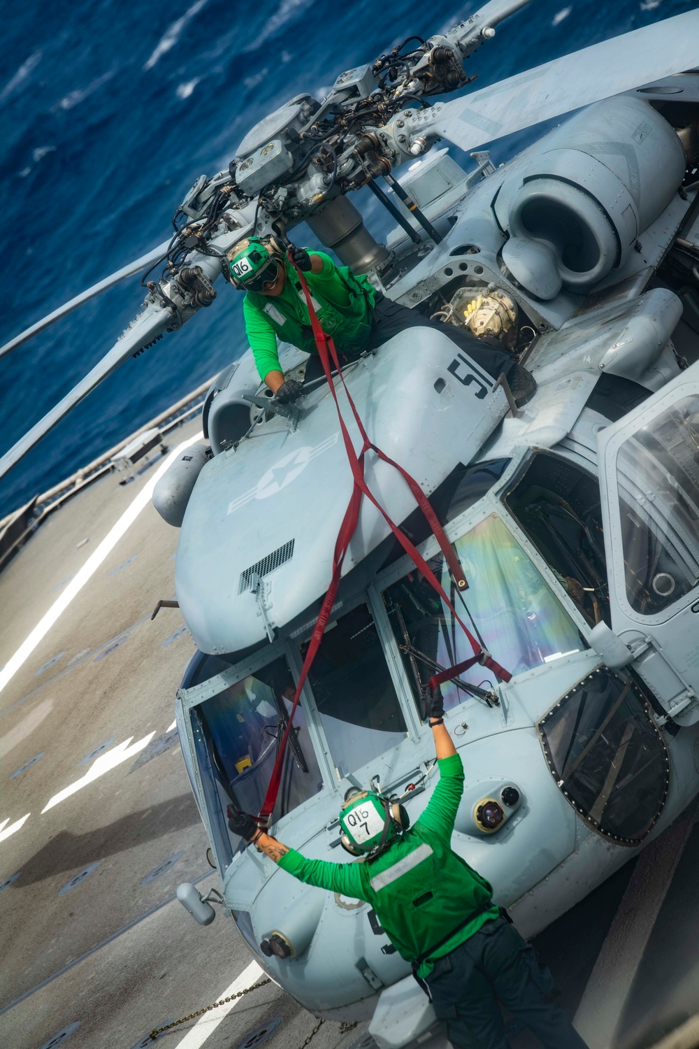 USS Gabrielle Giffords Flight Operations