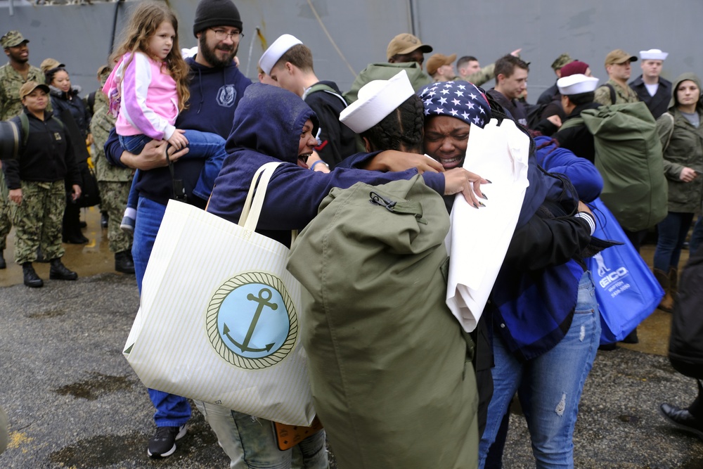 USS Leyte Gulf (CG 55) Homecoming