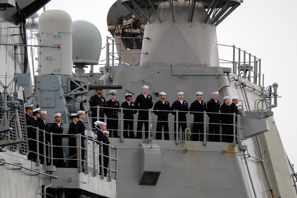 USS Leyte Gulf (CG 55) Homecoming