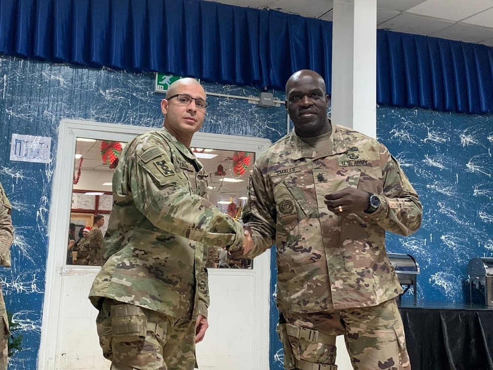 1st TSC Command Sgt. Maj. recognizes Illinois Army National Guard Soldiers