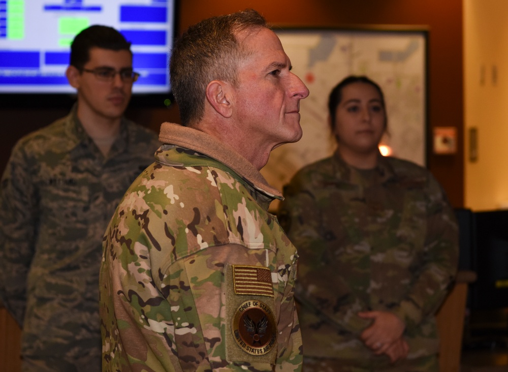 CSAF General Goldfein Visits Team Minot Airmen