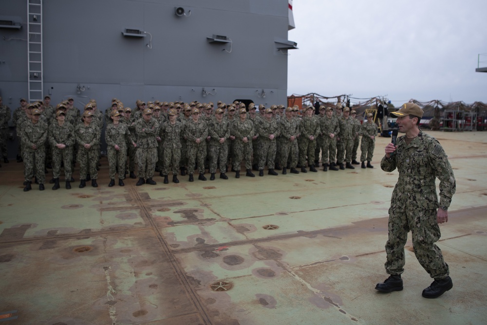 Ambassador Caroline Kennedy Visits USS John F. Kennedy CVN 79