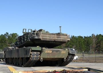 Soldiers load vehicles at RMA