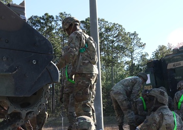 Soldiers load vehicles at RMA