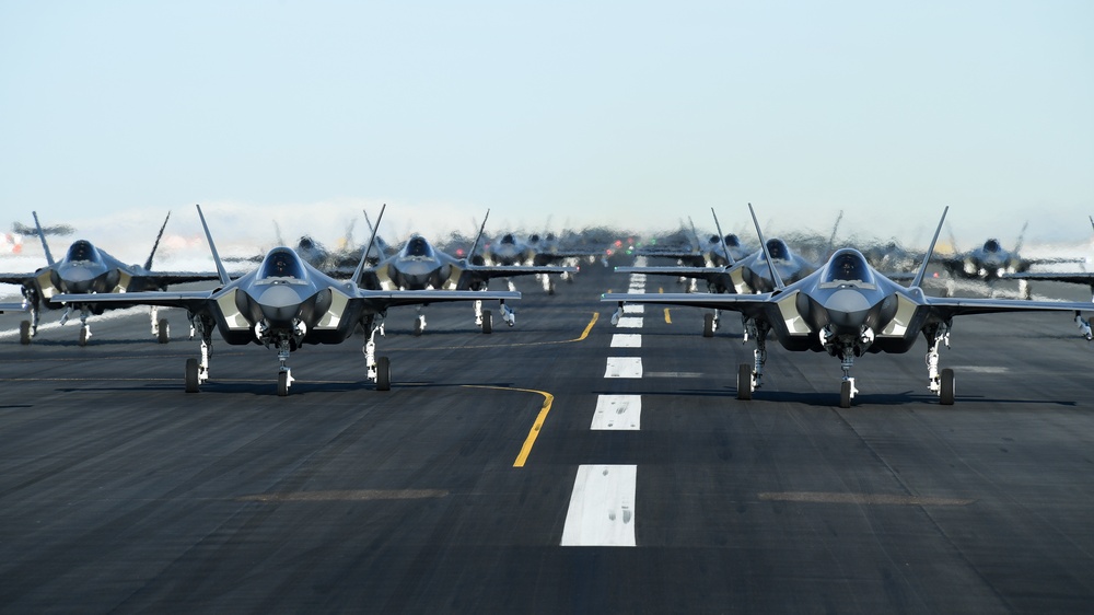 Hill's Fighter Wings conduct F-35A combat power exercise