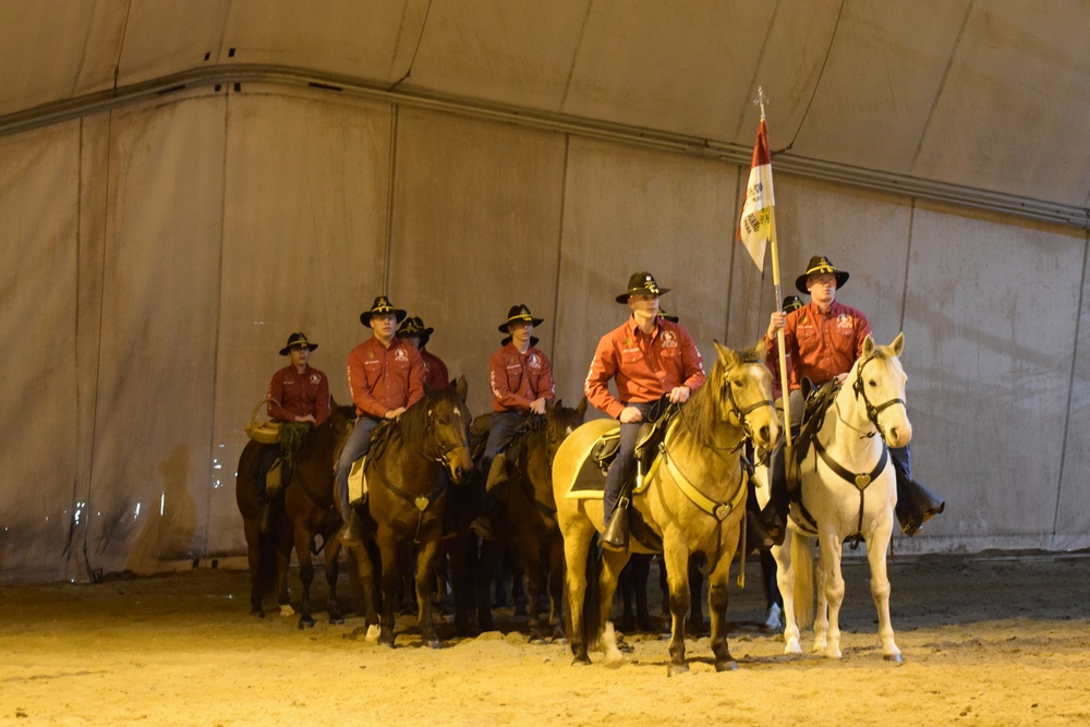 Haynes takes lead, reigns Fort Riley Commanding General's Mounted Color Guard