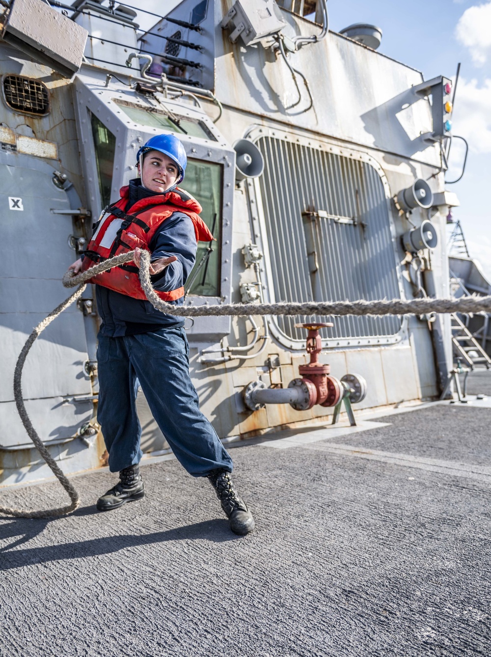 USS Milius (DDG 69) Conducts a Replenishment-at-Sea with USNS John Ericsson (T-AO 194)