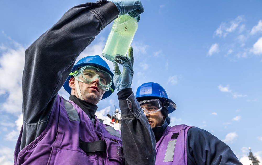 USS Milius (DDG 69) Conducts a Replenishment-at-Sea with USNS John Ericsson (T-AO 194)