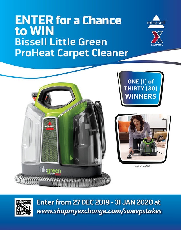 Bissell Little Green ProHeat Sweepstakes at the Exchange