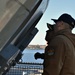 Inspecting an open Armored Box Launcher aboard the Battleship Wisconsin