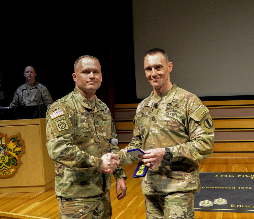 DVIDS - Images - CSM Guden Speaks to the SMC Class 70 about the ESB and ...