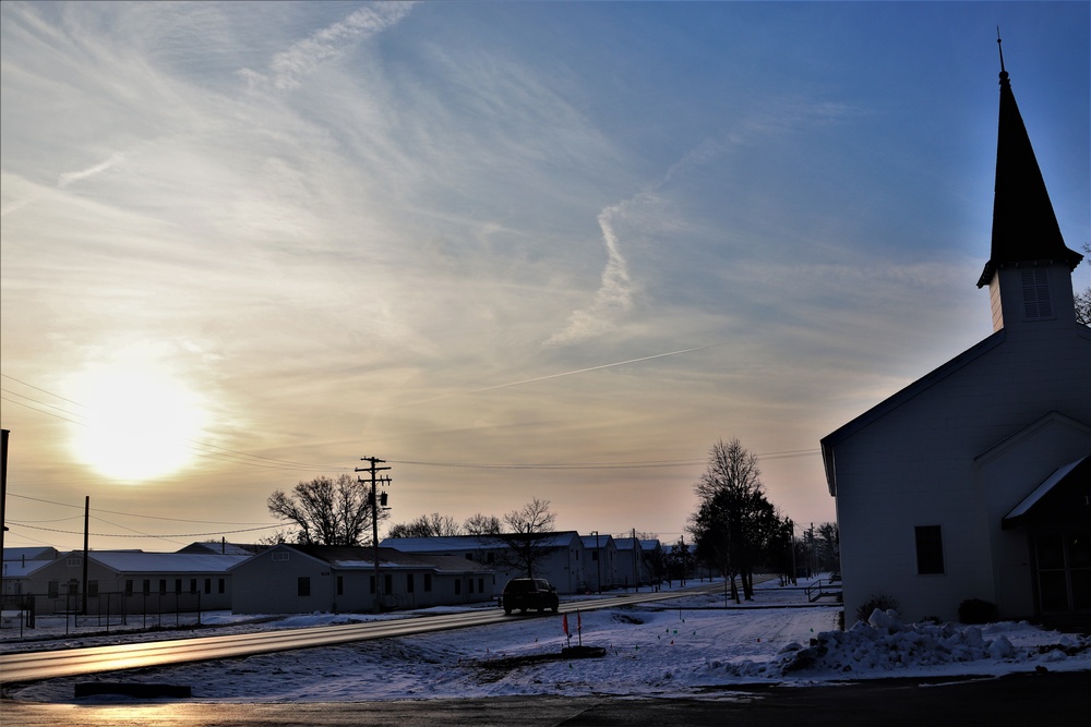 December Sunrise at Fort McCoy