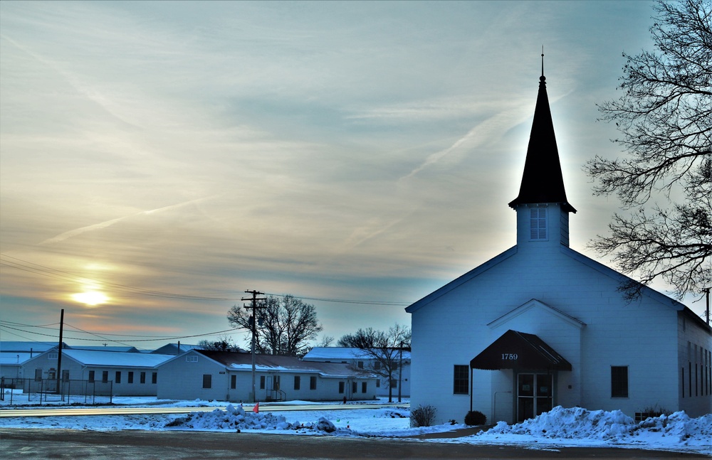 December Sunrise at Fort McCoy