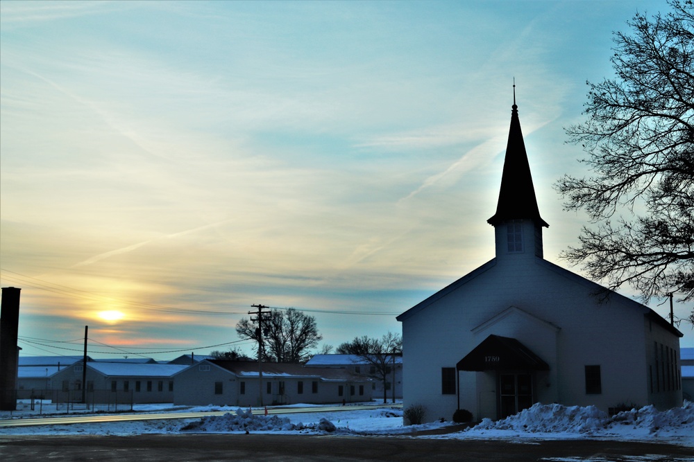 December Sunrise at Fort McCoy