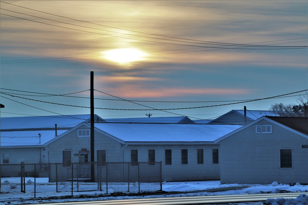 December Sunrise at Fort McCoy