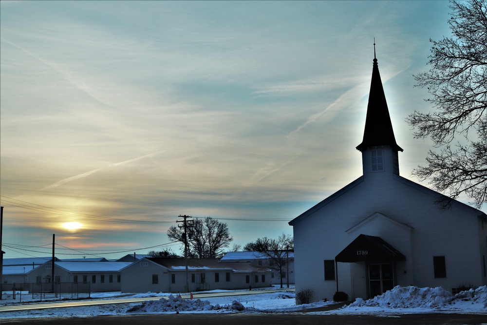 December Sunrise at Fort McCoy