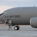 Climbing into a KC-135