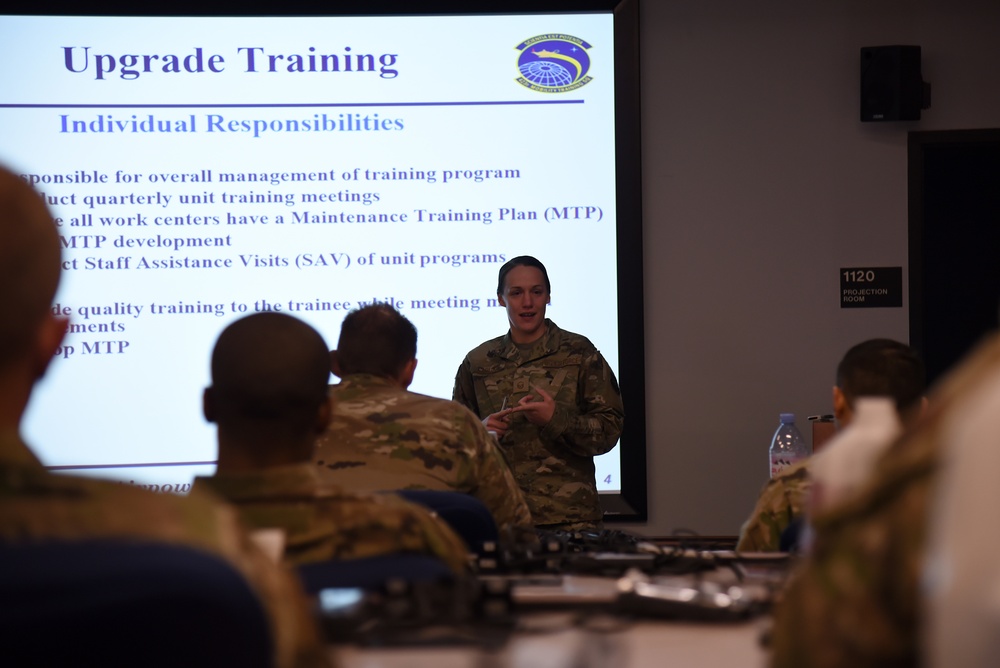 First Combat Air Forces Maintenance Supervision and Production Course at the EOS