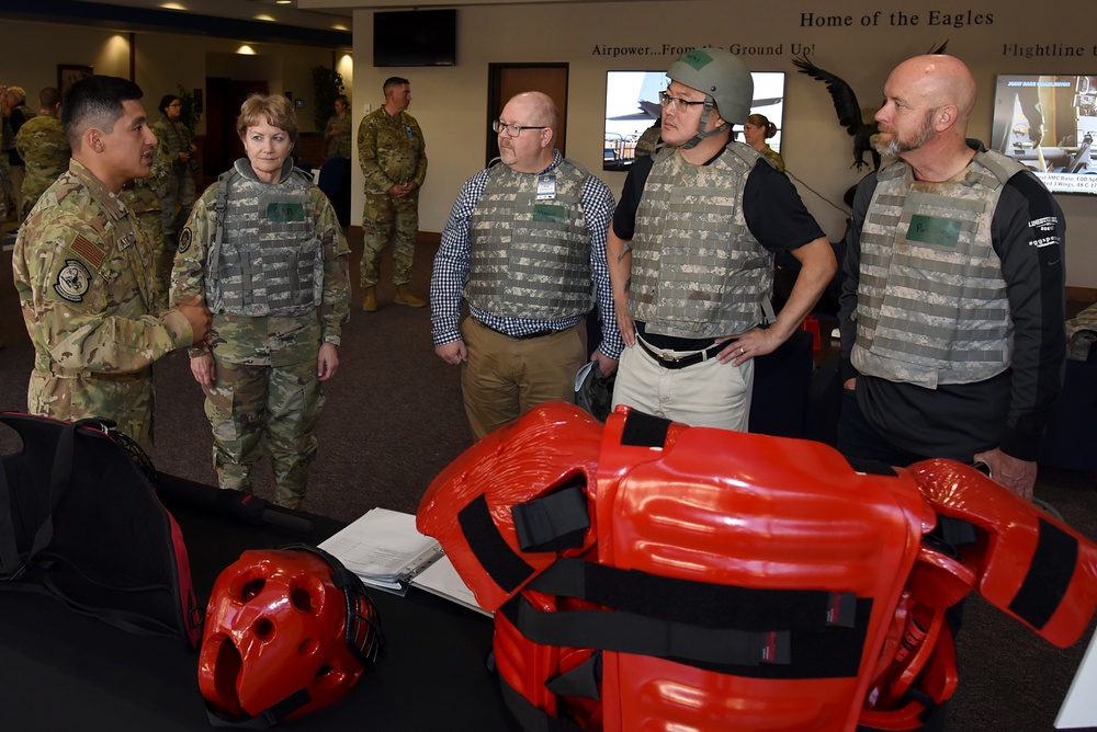 Air Mobility Command civic leaders visit JB MDL