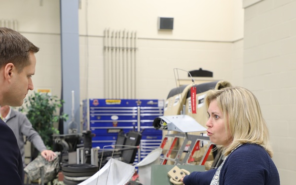 Senior official tours CCDC AvMC Prototype Integration Facility