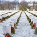 First Snow of Winter at Arlington National Cemetery