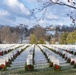 First Snow of Winter at Arlington National Cemetery