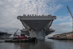 USS Gerald R. Ford (CVN 78) Moves