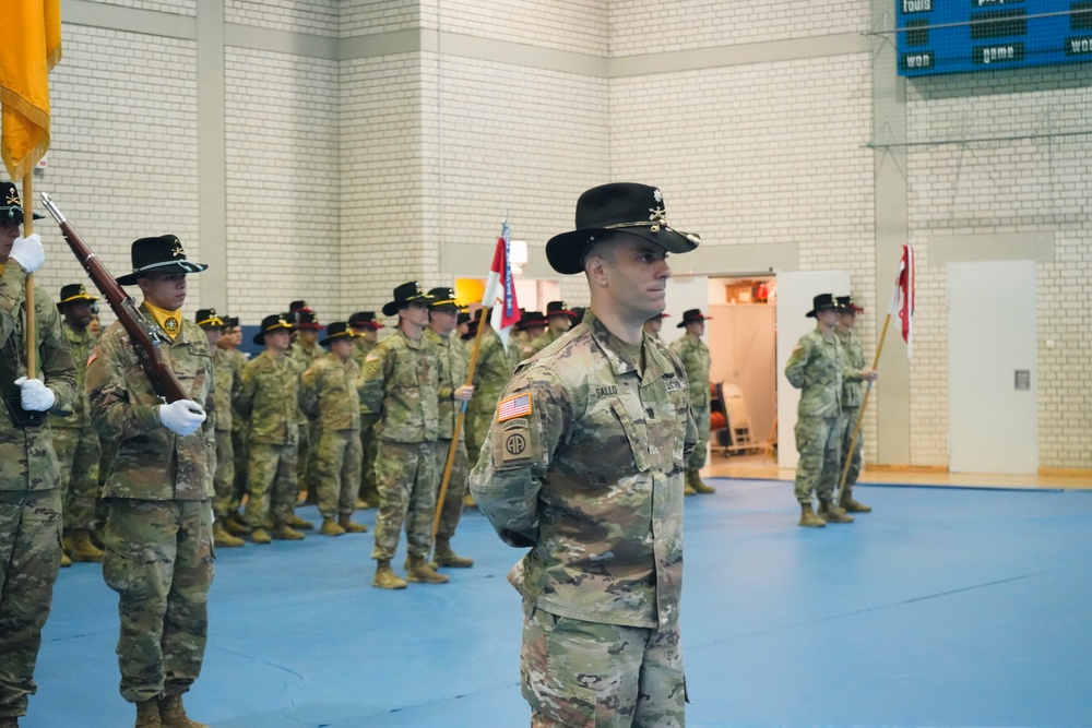 3/2CR case their colors during deployment ceremony