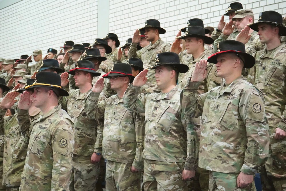 3/2CR case their colors during deployment ceremony