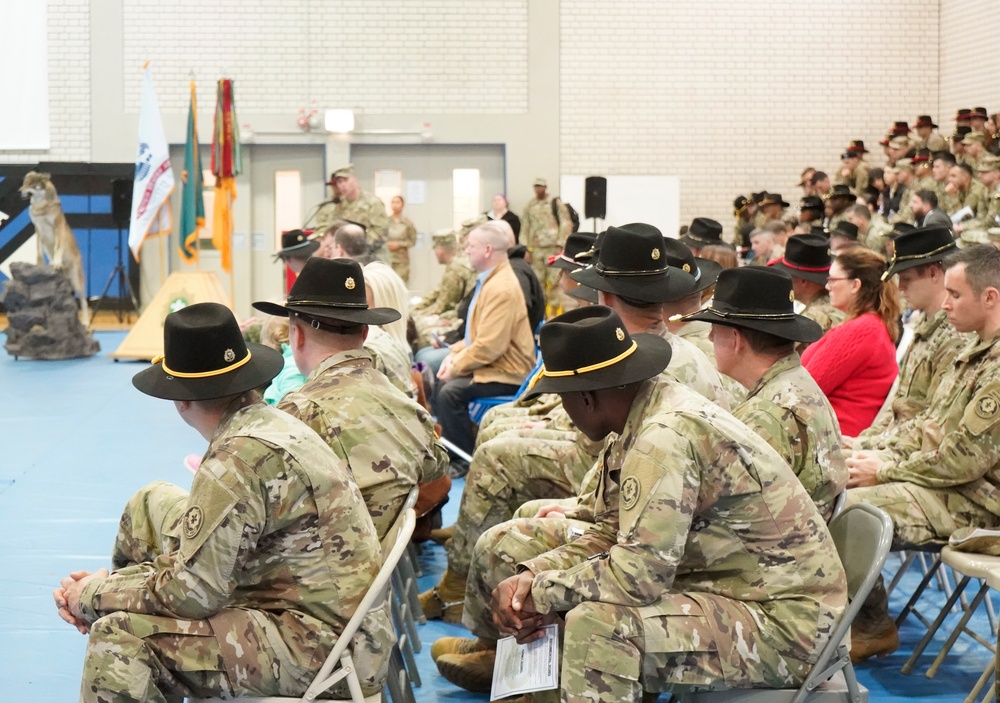 3/2CR case their colors during deployment ceremony