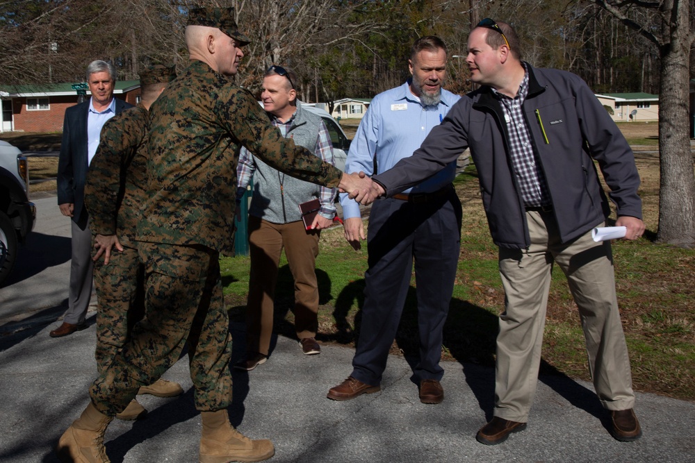 Sergeant Major of the Marine Corps visits MCB Camp Lejeune, MCAS New River