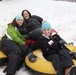 Visitors enjoy snowtubing at Fort McCoy's Whitetail Ridge Ski Area