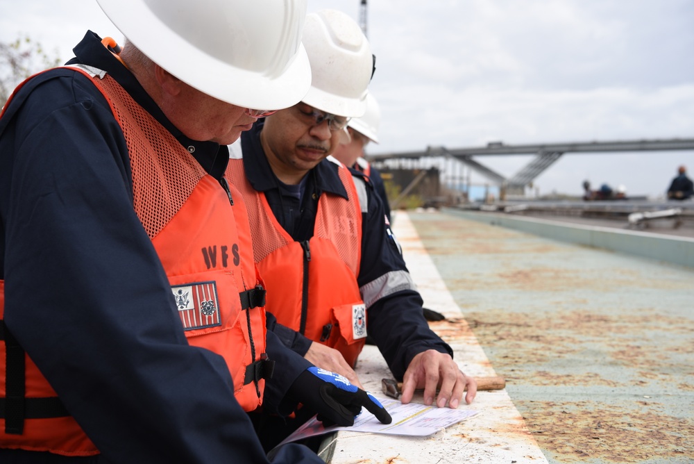 Coast Guard conducts annual barge inspection near Houston, Texas