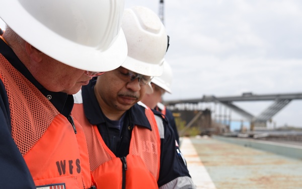 Coast Guard conducts annual barge inspection near Houston, Texas