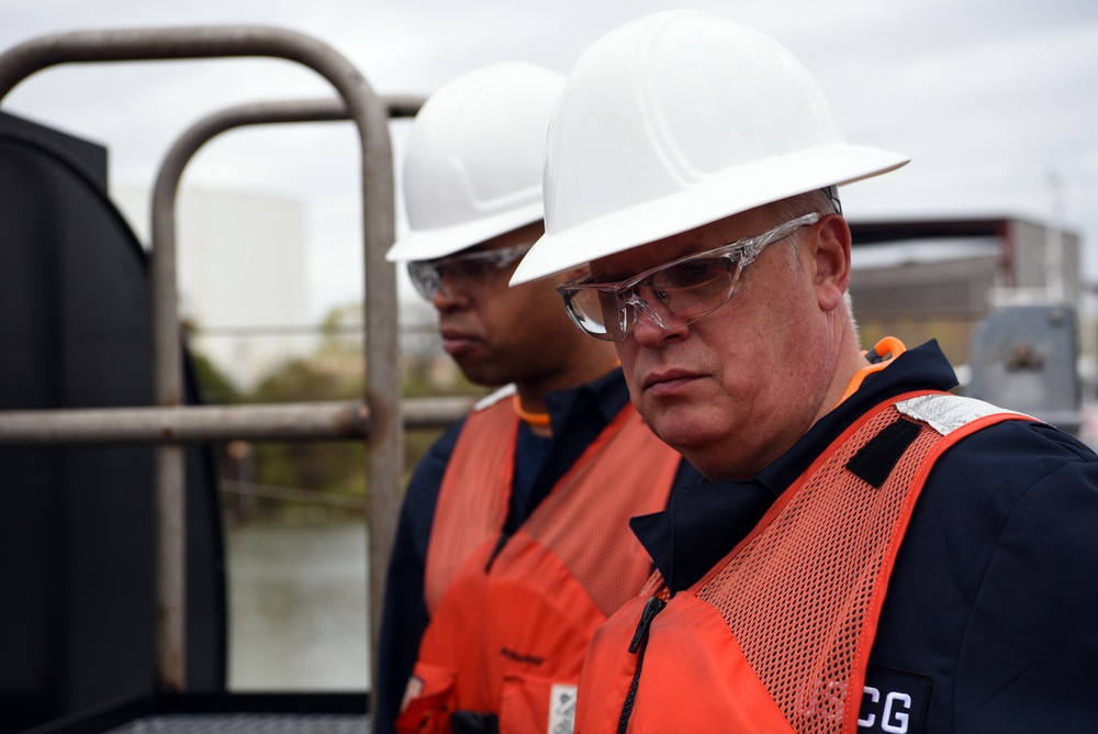 Coast Guard conducts annual barge inspection near Houston, Texas