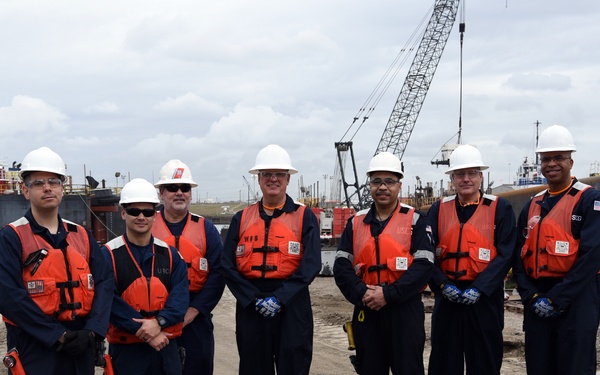 Coast Guard conducts annual barge inspection near Houston, Texas