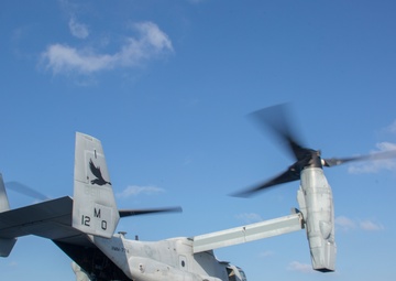 MV-22 Ospreys aboard DIXMUDE