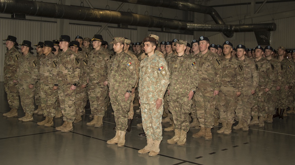 U.S. Troops share tradition with Romanian partners