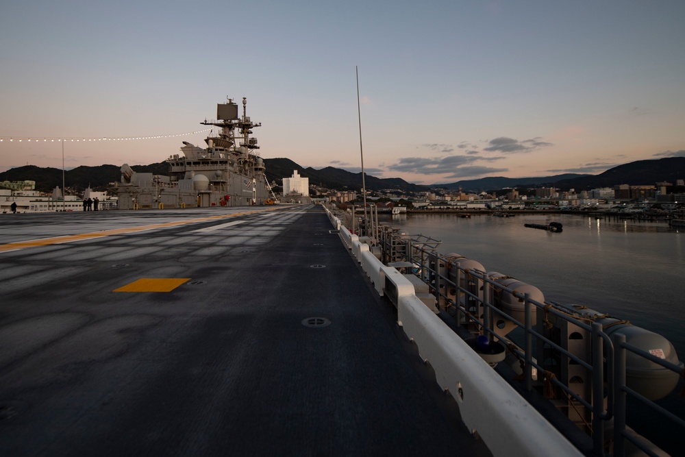 The First Sunrise Aboard USS America