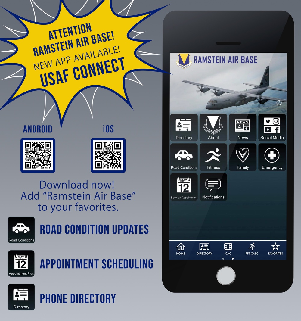 USAF Connect app replaces former RAB app
