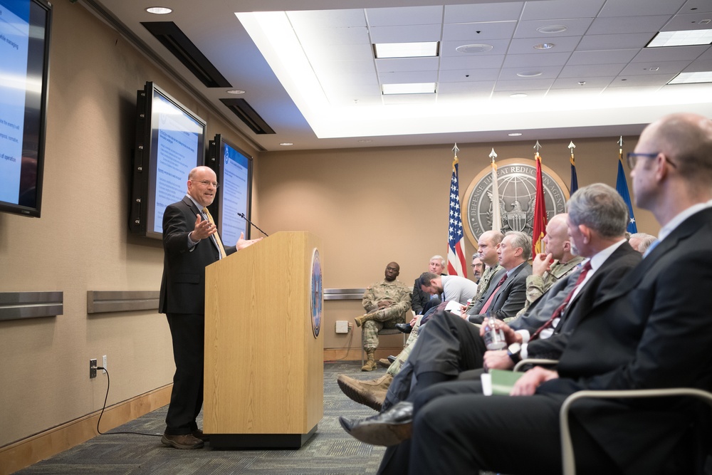 Michael Eisenstadt, a Kahn Fellow and Director of the Military and Security Studies Program at the Institute answers questions from members of the Defense Threat Reduction Agency