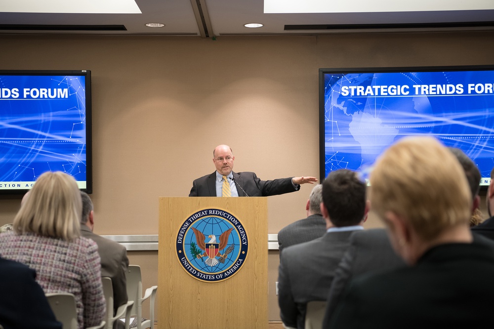 Michael Eisenstadt, a Kahn Fellow and Director of the Military and Security Studies Program at the Institute answers questions from members of the Defense Threat Reduction Agency.