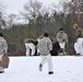 Cold-Weather Operations Course Class 20-01 students build Arctic tents during training at Fort McCoy