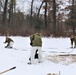 Cold-Weather Operations Course Class 20-01 students build Arctic tents during training at Fort McCoy