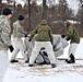 Cold-Weather Operations Course Class 20-01 students build Arctic tents during training at Fort McCoy