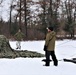 Cold-Weather Operations Course Class 20-01 students build Arctic tents during training at Fort McCoy